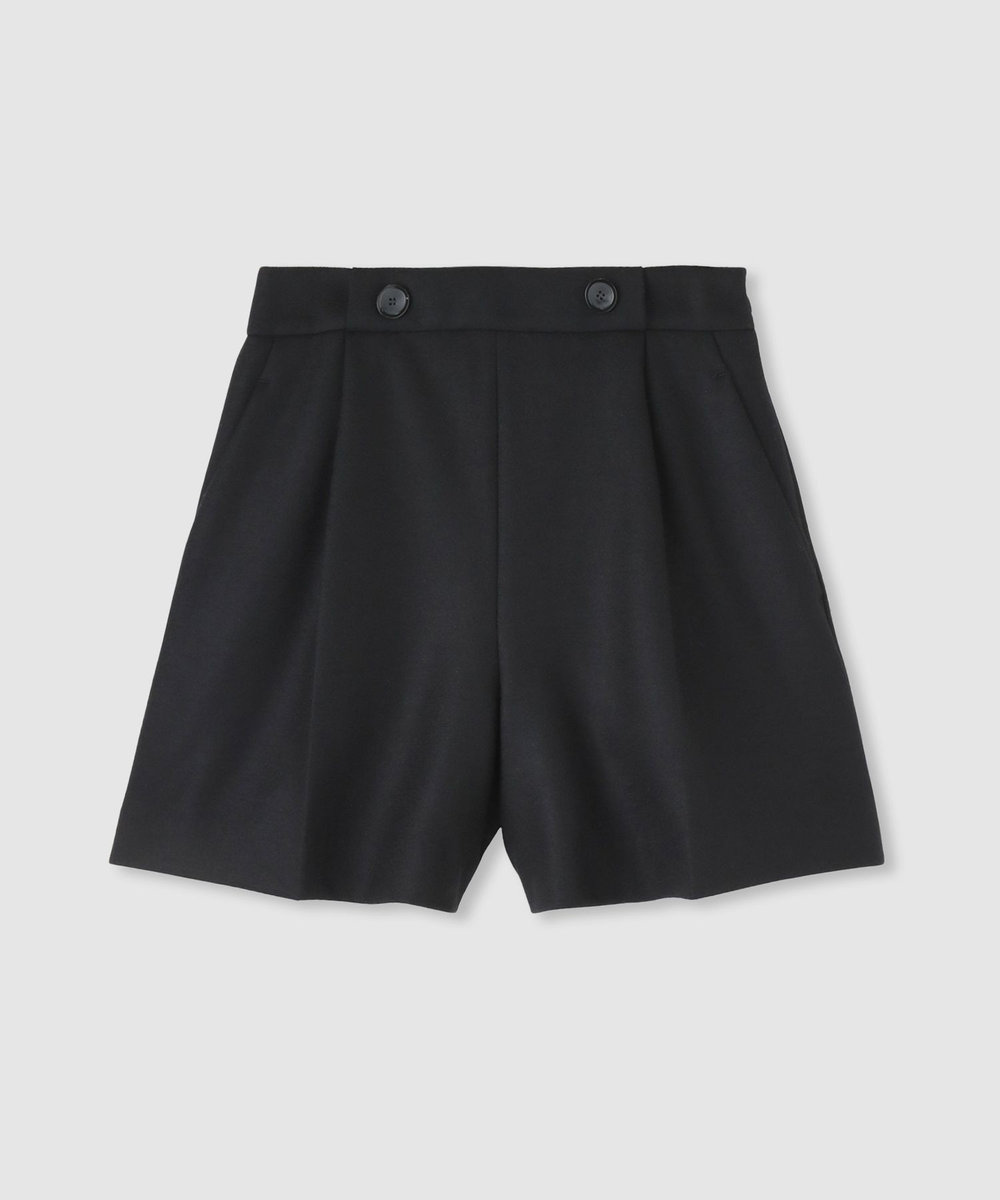allureville メルトンショートパンツ ブラック (95)