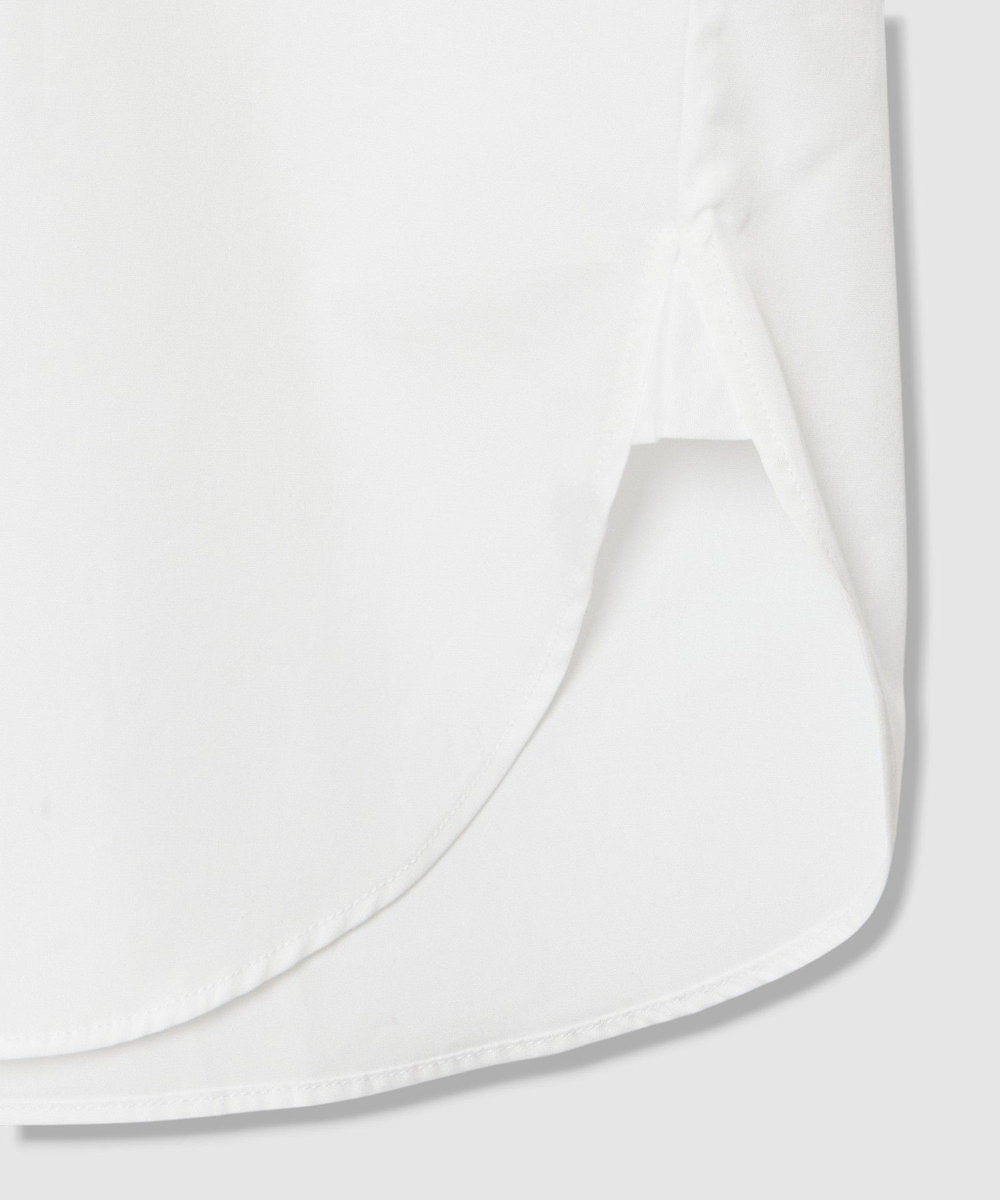 buying 【sebline(セブリン)】STANDNECK FRILL BLOUSE ホワイト (01)