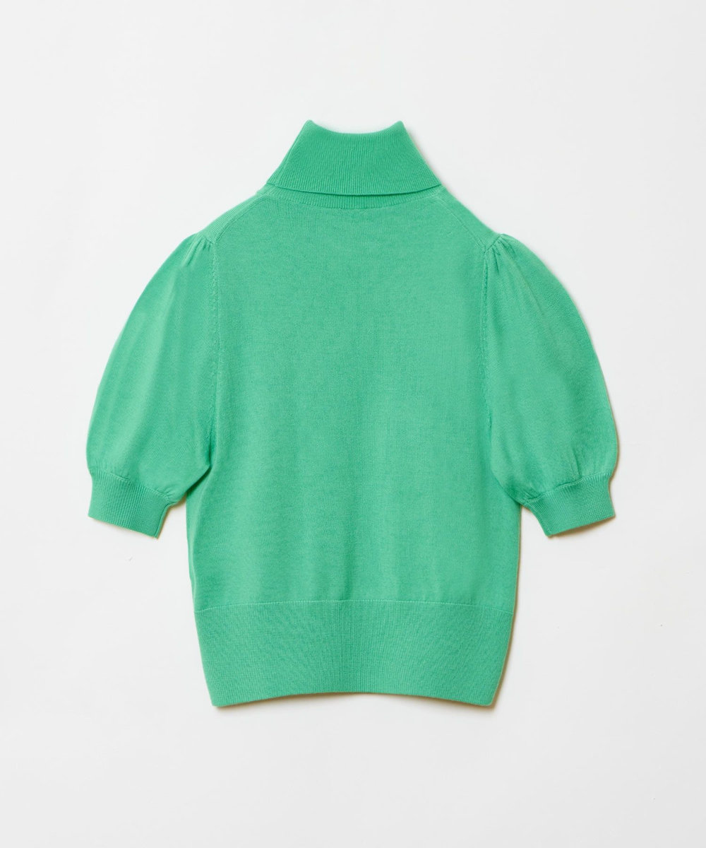 LOULOU WILLOUGHBY 【LOULOU WILLOUGHBY】タートルハーフスリーブプルオーバー ミントグリーン (73)
