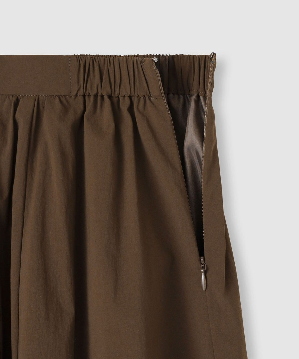 allureville ◇バイヤス切替ギャザースカート ブラウン (81)