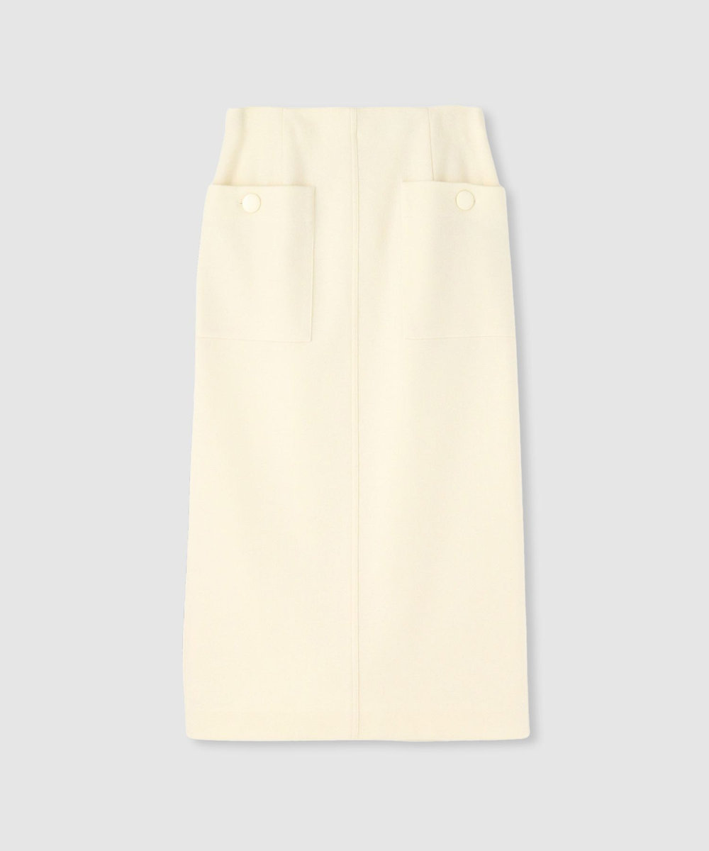 ◇カラーメルトン釦付タイトスカート|allureville OFFICIAL SITE
