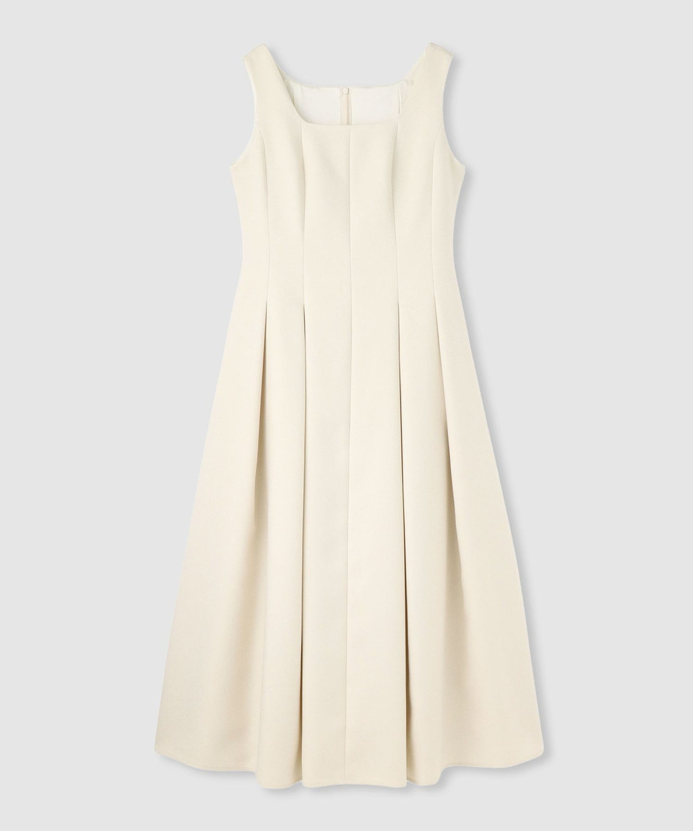 LOULOU WILLOUGHBY 【LOULOU WILLOUGHBY】ポリツイルジャンパーワンピース アイボリー (04)