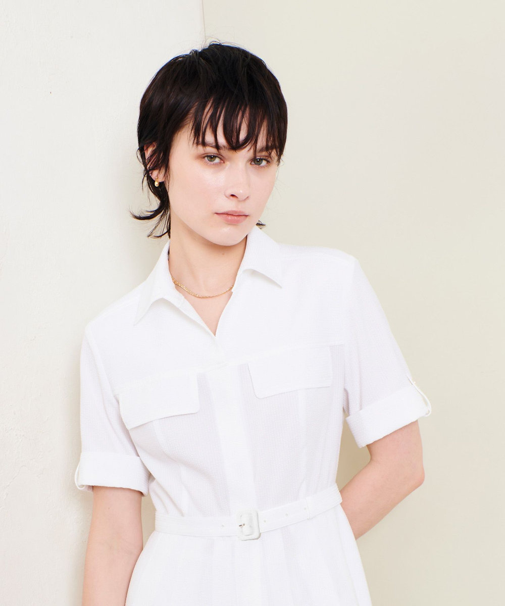 allureville サッカースキッパーターンバックワンピース オフホワイト (02)