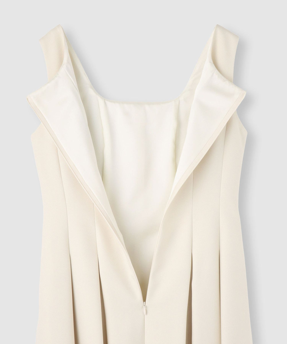 LOULOU WILLOUGHBY 【LOULOU WILLOUGHBY】ポリツイルジャンパーワンピース アイボリー (04)