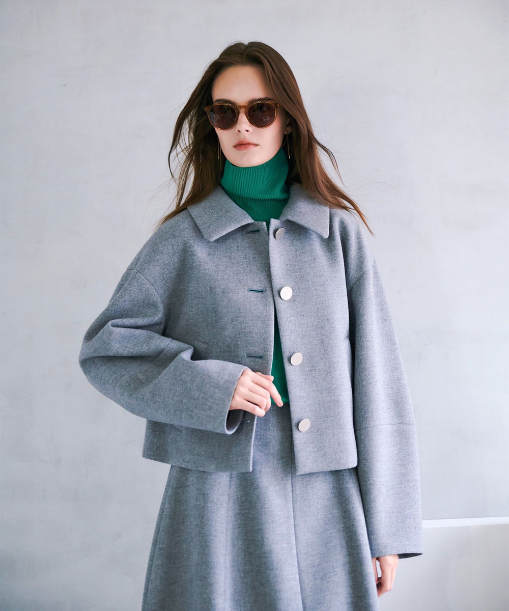 ボンディングステンカラーブルゾン|allureville OFFICIAL SITE