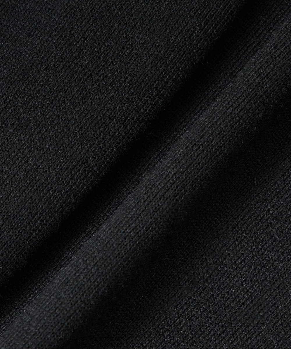 LOULOU WILLOUGHBY 【LOULOU WILLOUGHBY】タートルハーフスリーブプルオーバー ブラック (95)