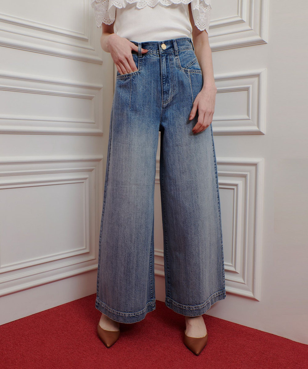 ◇【LOULOU WILLOUGHBY】デニムバギーパンツ|allureville OFFICIAL