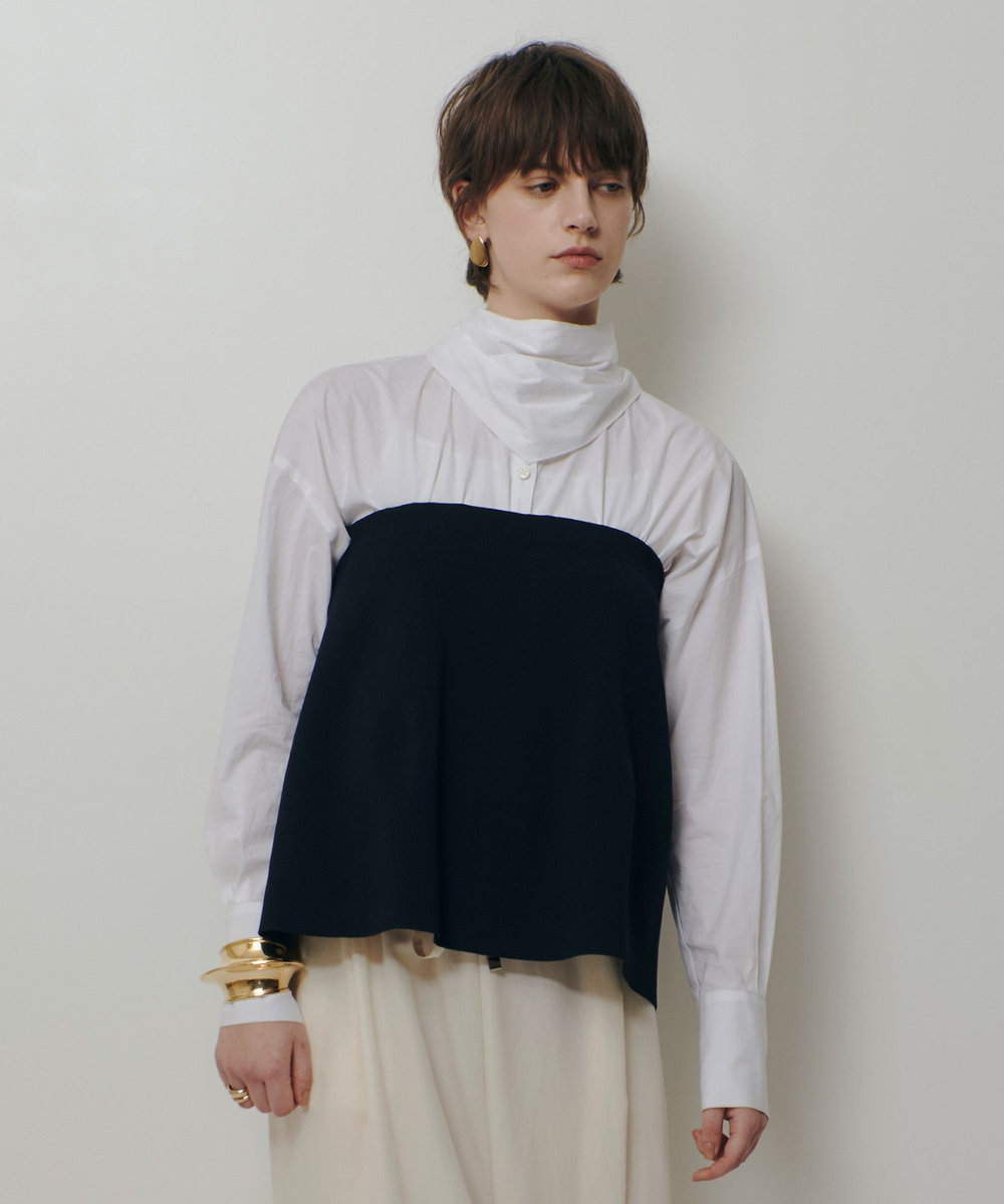 allureville ニットビスチェ ネイビー (65)