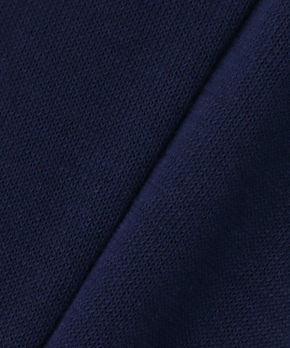 allureville コットンシルクVネックプルオーバー ネイビー (65)