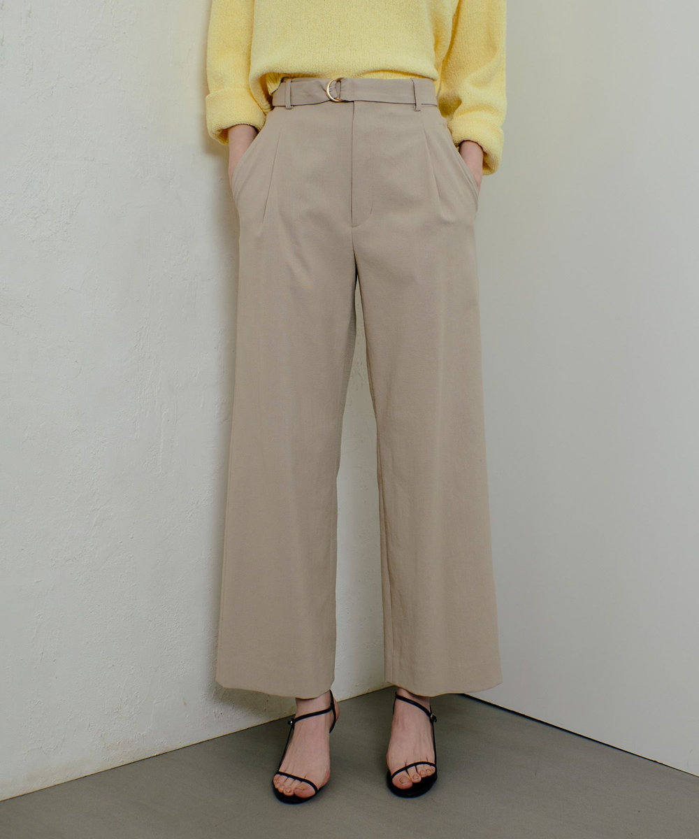 シェルタリングタックワイドパンツ|allureville OFFICIAL SITE