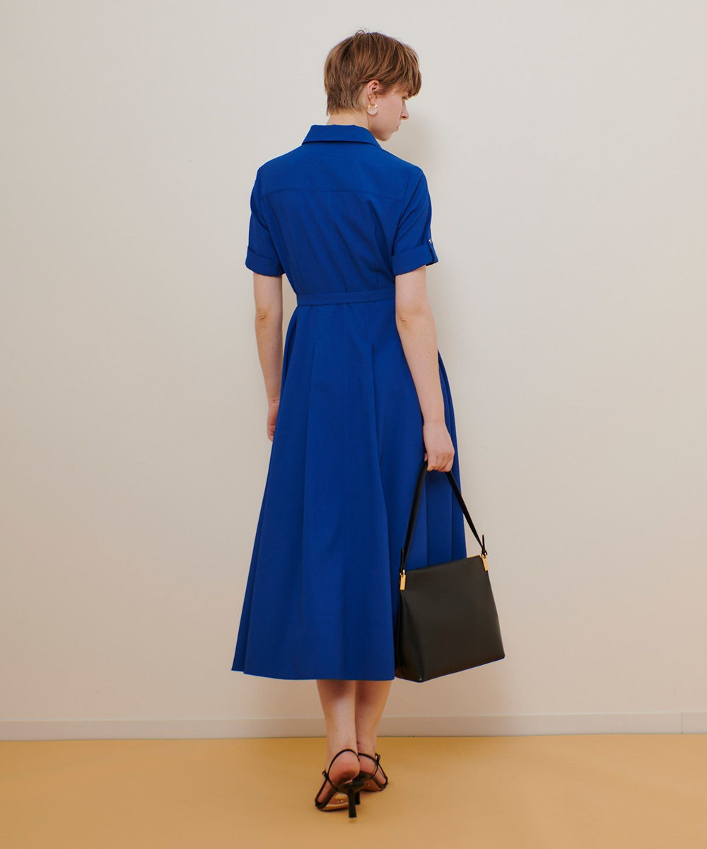 allureville サッカースキッパーターンバックワンピース ブルー (61)