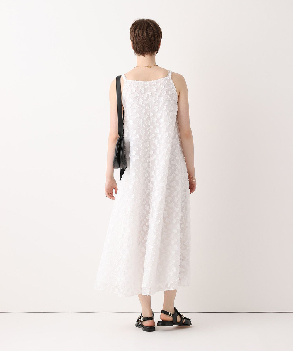 allureville 【ATELIER Line】カットジャカードＶネックワンピース オフホワイト (02)