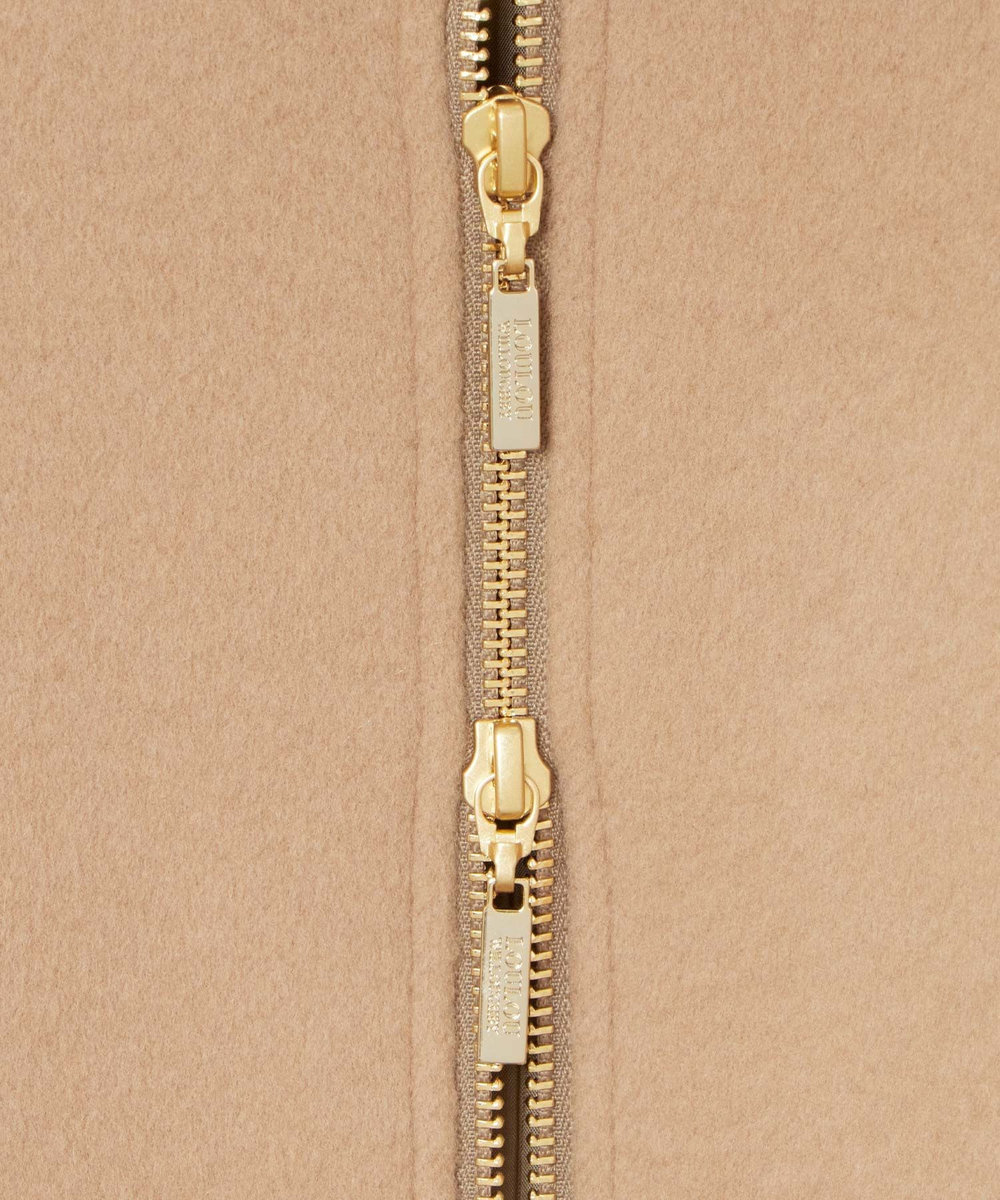 LOULOU WILLOUGHBY 【LOULOU WILLOUGHBY】シャルムビーバーケープ風コート キャメル (84)
