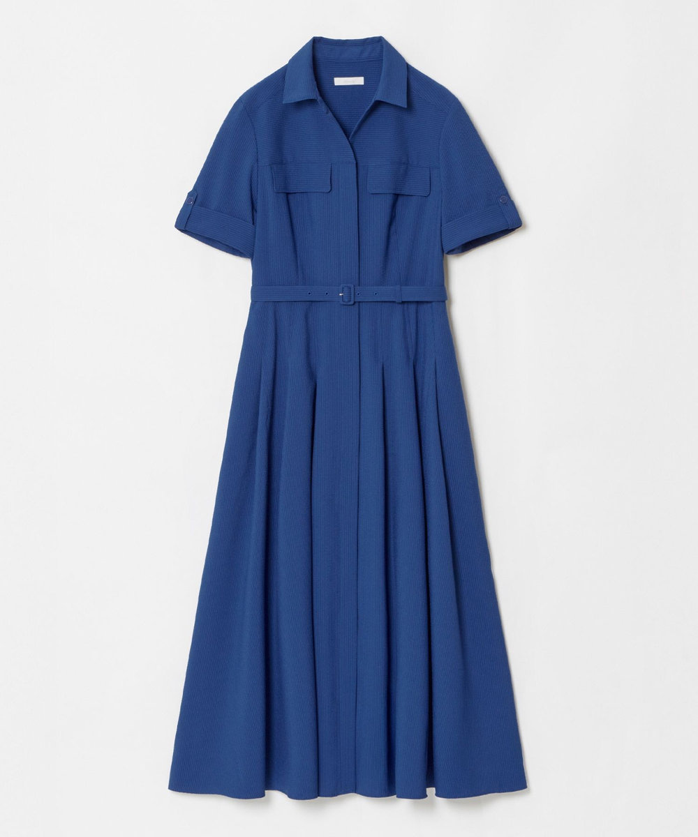 allureville サッカースキッパーターンバックワンピース ブルー (61)