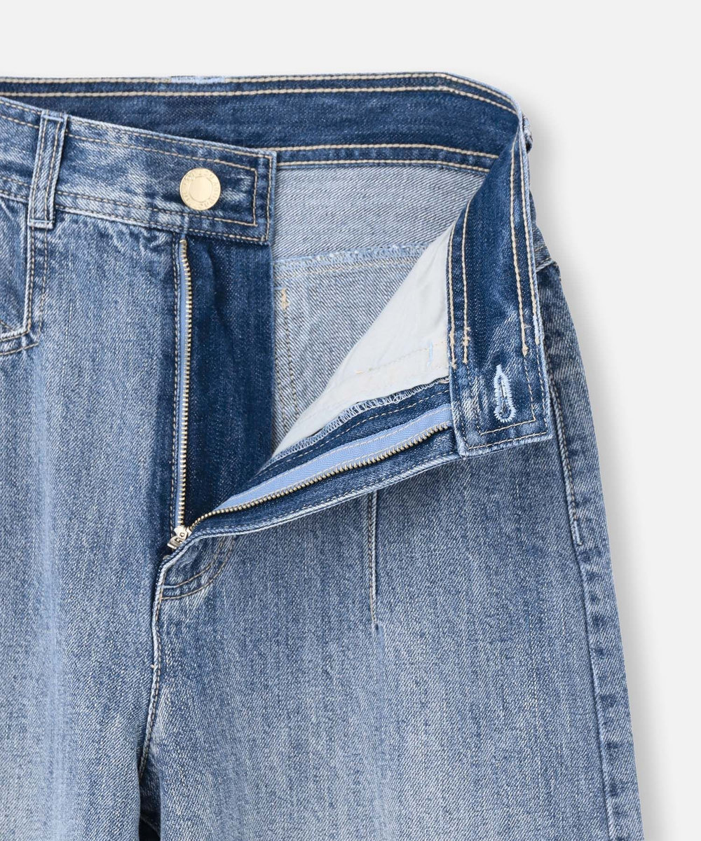 LOULOU WILLOUGHBY ◇【LOULOU WILLOUGHBY】デニムバギーパンツ ブルー (61)