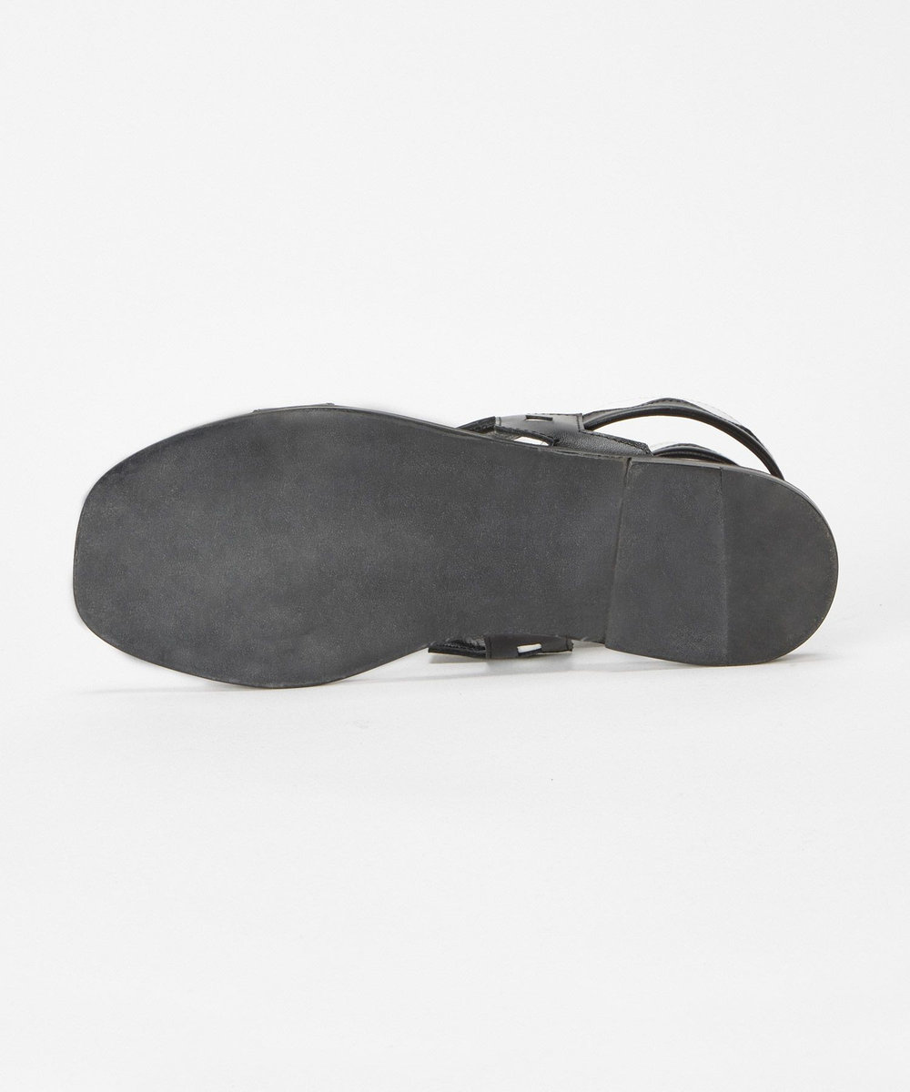 buying 【DI GAIA(ディガイア)】JANE FLAT SANDAL ブラック系 (98)