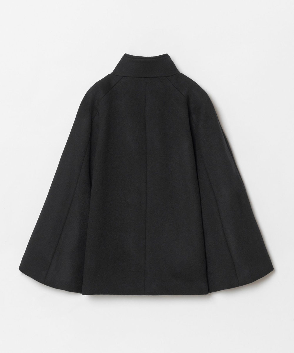 LOULOU WILLOUGHBY 【LOULOU WILLOUGHBY】シャルムビーバーケープ風コート ブラック (95)