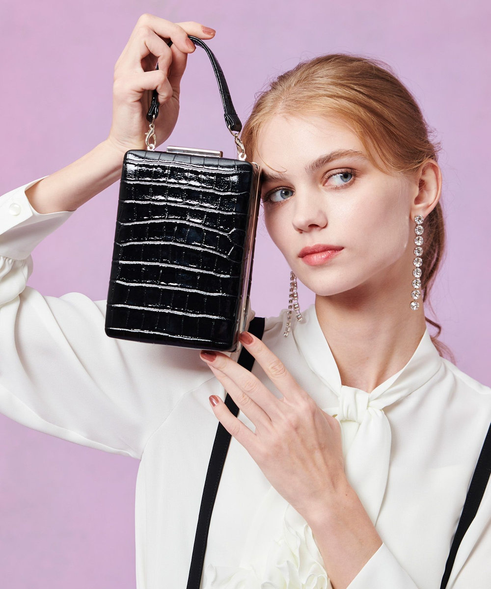roodクラッチバッグ PORTRAITCROCO クラッチバッグ|allureville OFFICIAL SITE / ONLINE
