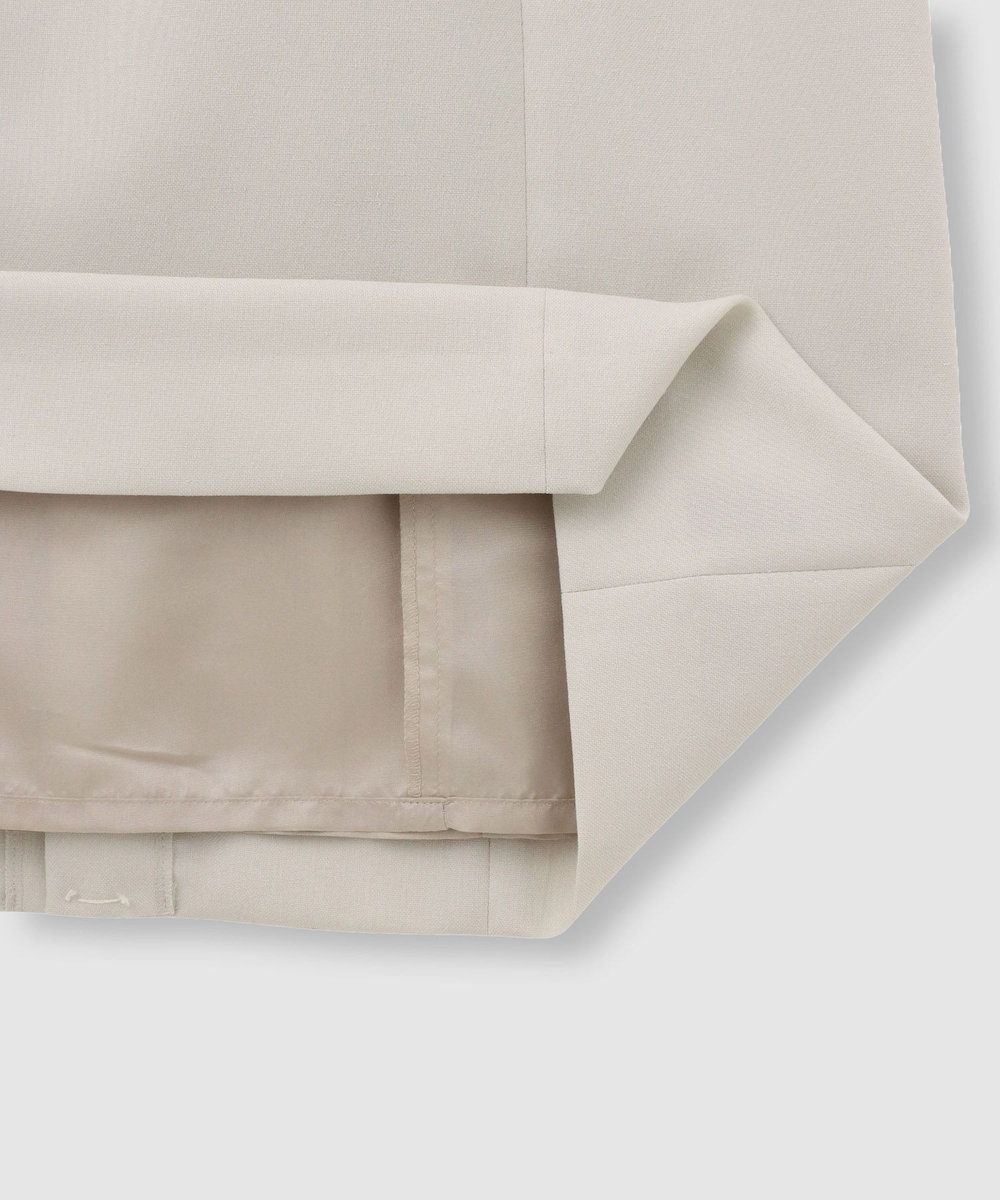 allureville スラブオックステレココンビワンピース ベージュ (11)