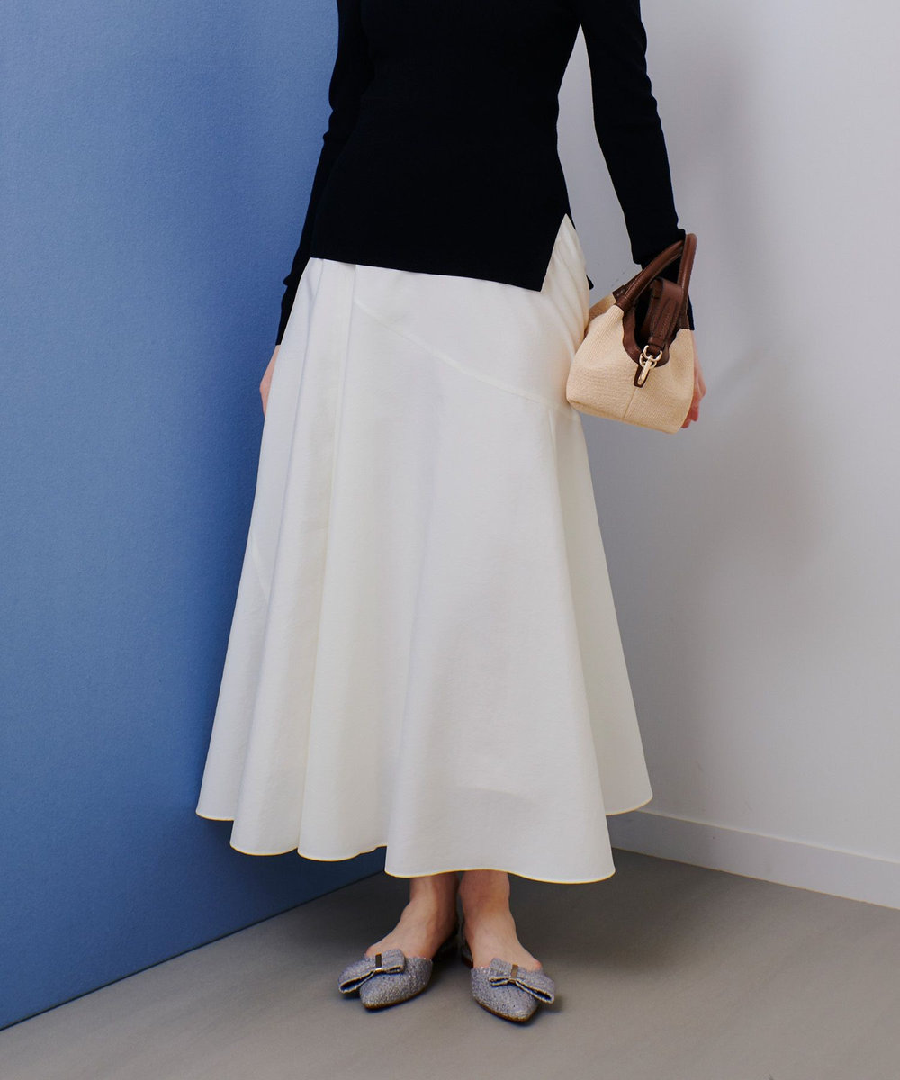 オーガンジー切替フレアスカート|allureville OFFICIAL SITE / ONLINE