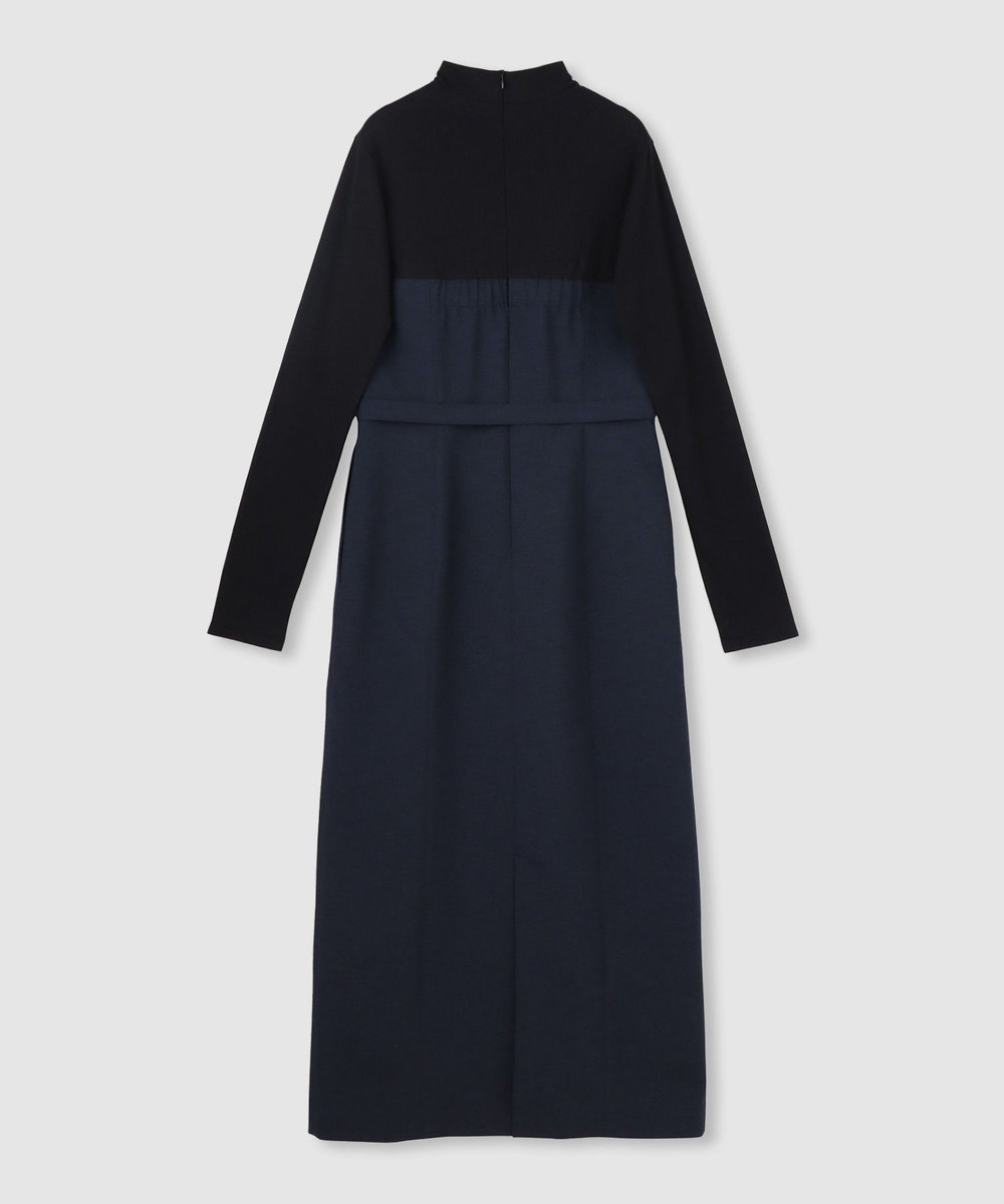 allureville スラブオックステレココンビワンピース ネイビー (65)