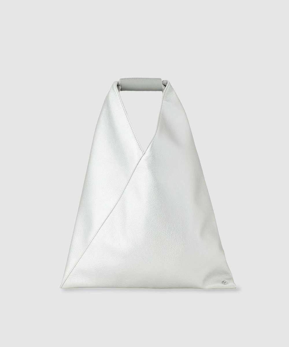 buying 【MM6 Maison Margiela(エムエム6 メゾン マルジェラ)】SMALL JAPANESE ハンドバッグ シルバー (90)