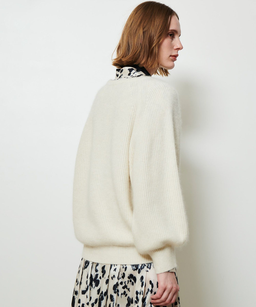 allureville 片畦プルオーバー オフホワイト (02)