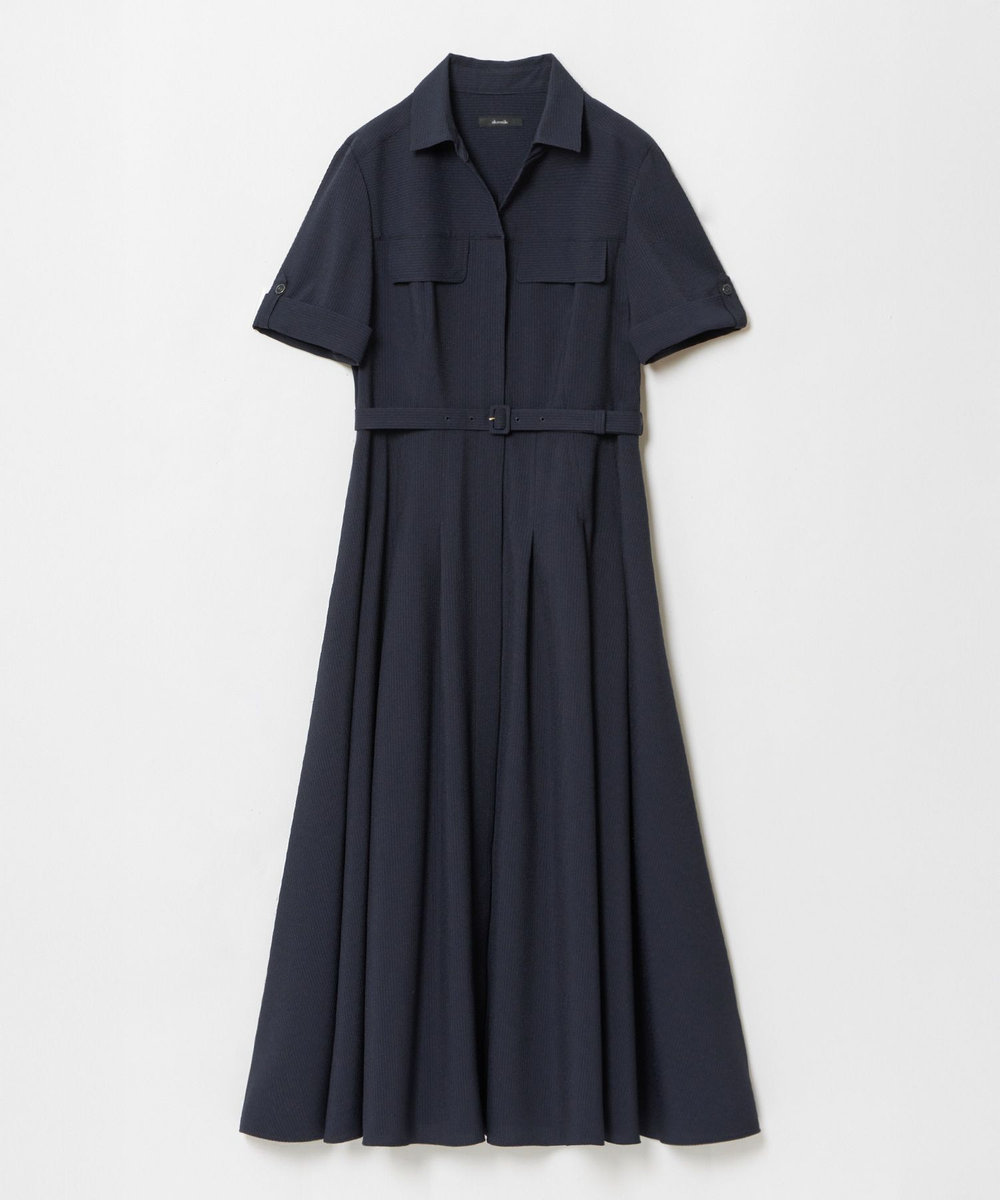 allureville サッカースキッパーターンバックワンピース ネイビー (65)