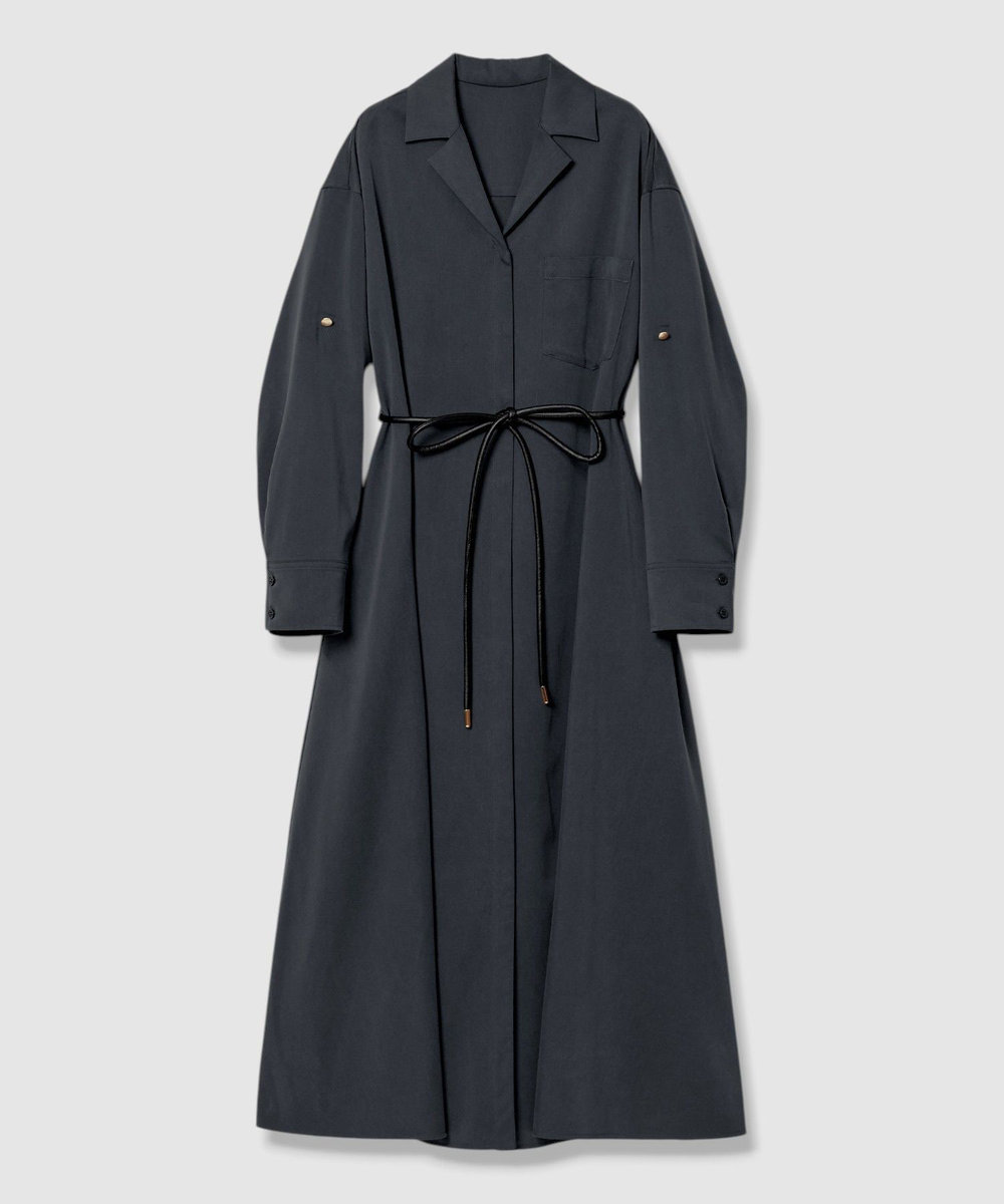 allureville フィブリルストレッチシャツワンピース ネイビー (65)