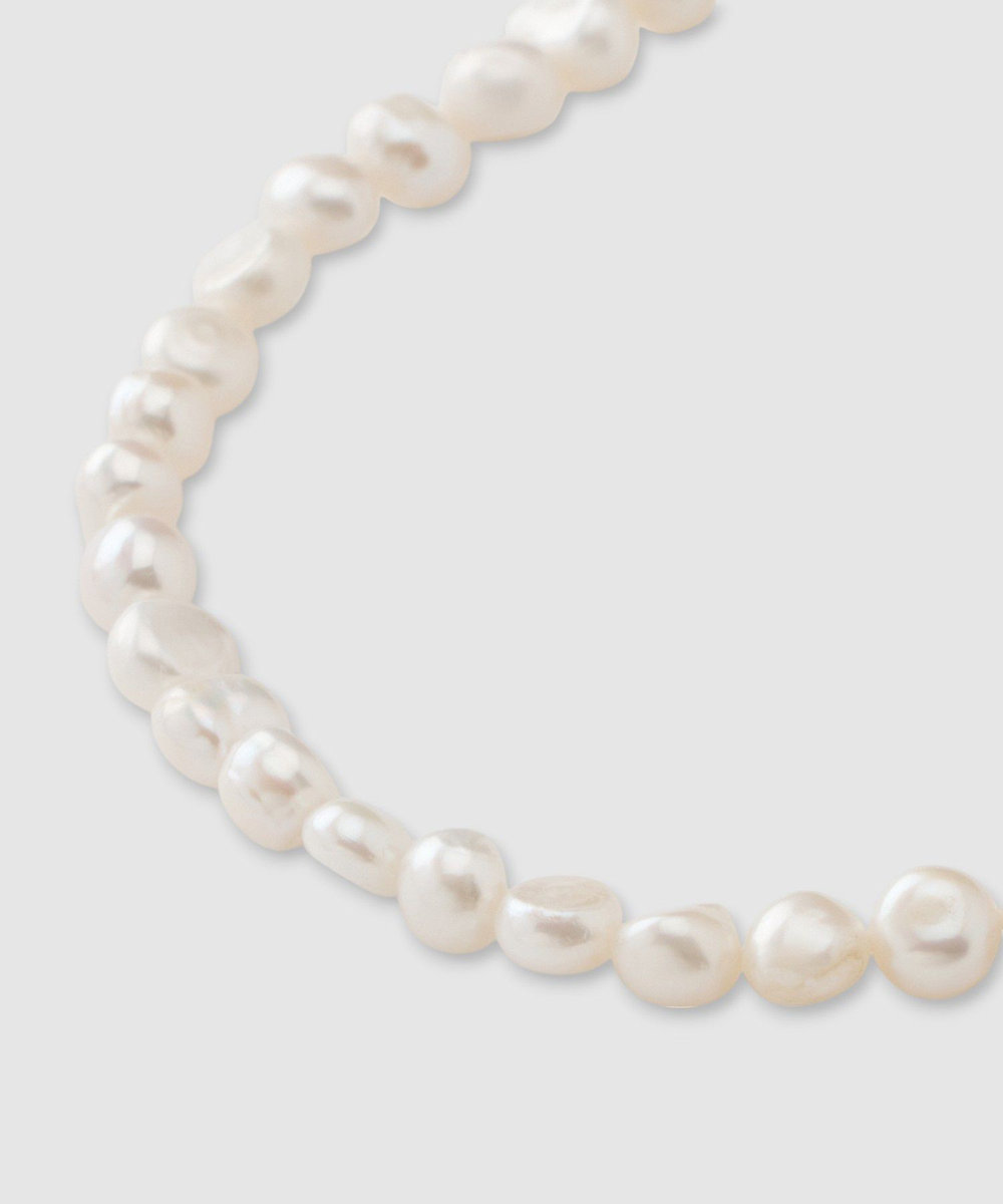buying 【MOUNIR(ムニール)】 PEARL WALLET CHAIN ネックレス ホワイト系 (08)