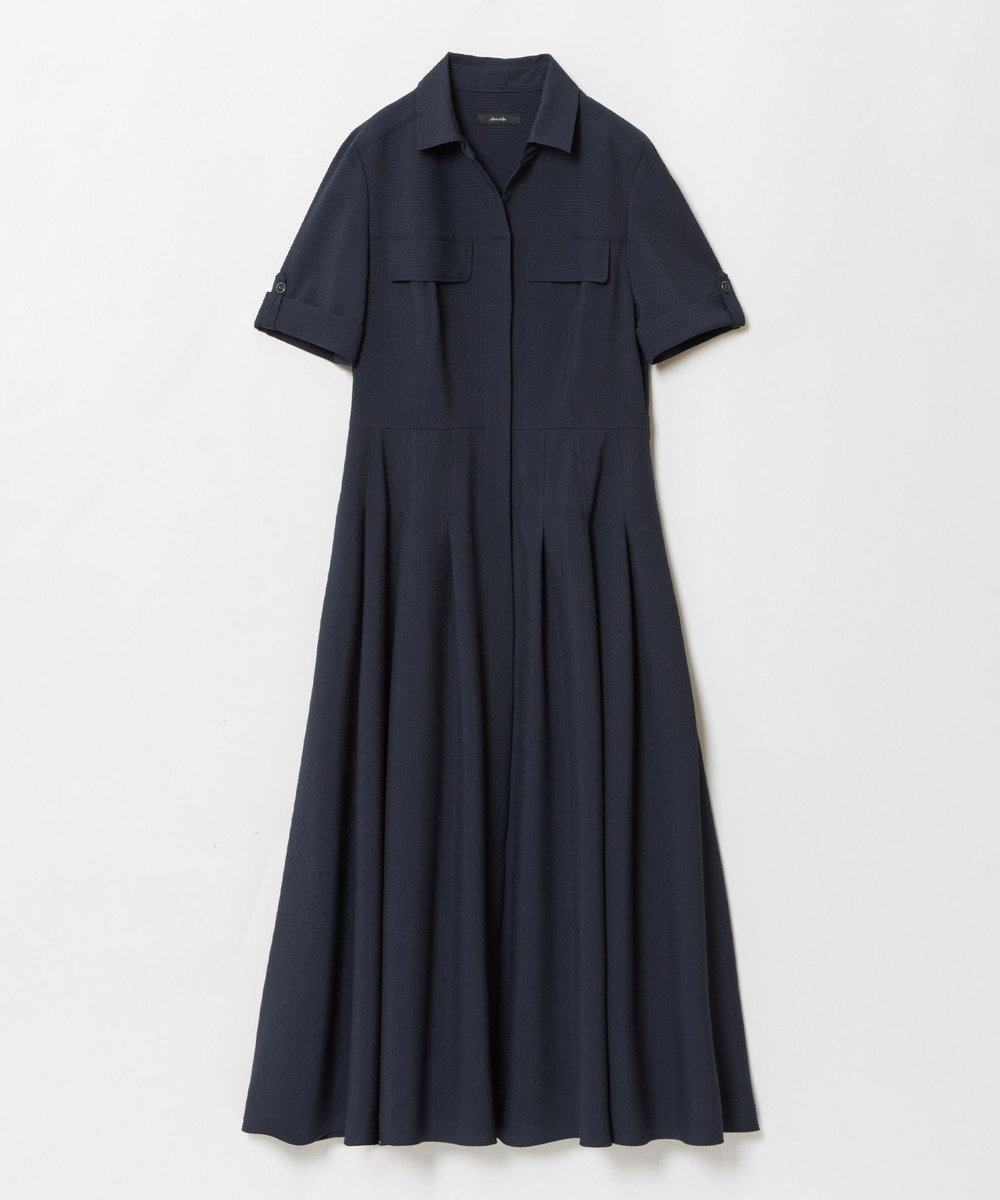 allureville サッカースキッパーターンバックワンピース ネイビー (65)