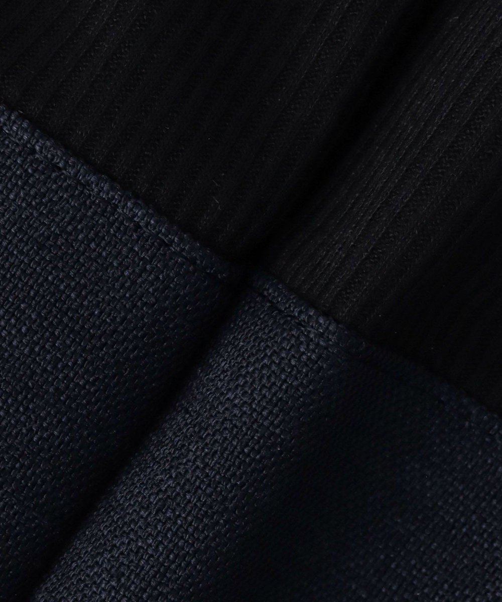 allureville スラブオックステレココンビワンピース ネイビー (65)