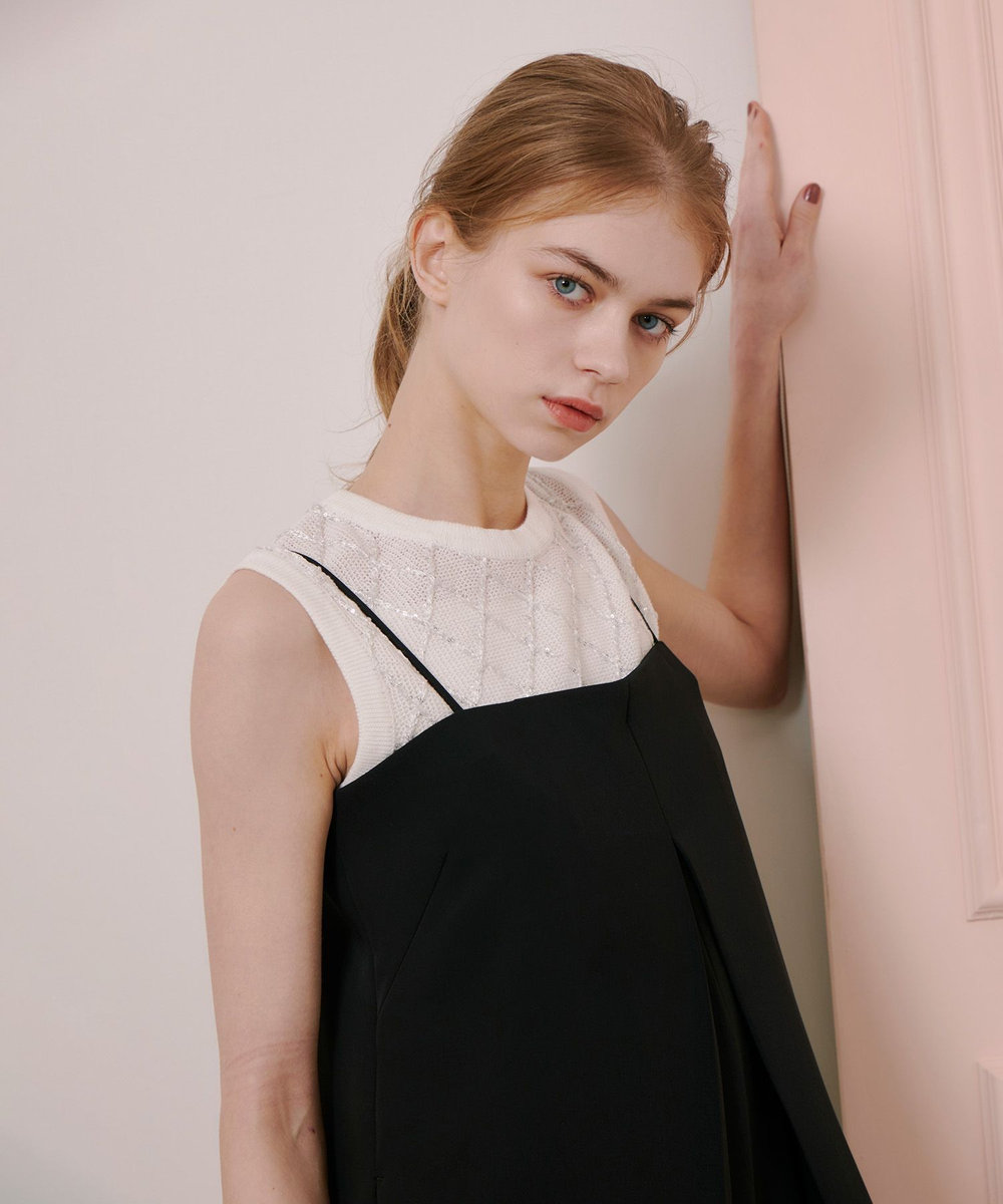 LOULOU WILLOUGHBY 【LOULOU WILLOUGHBY】シークインエンブロイダリープルオーバー オフホワイト (02)