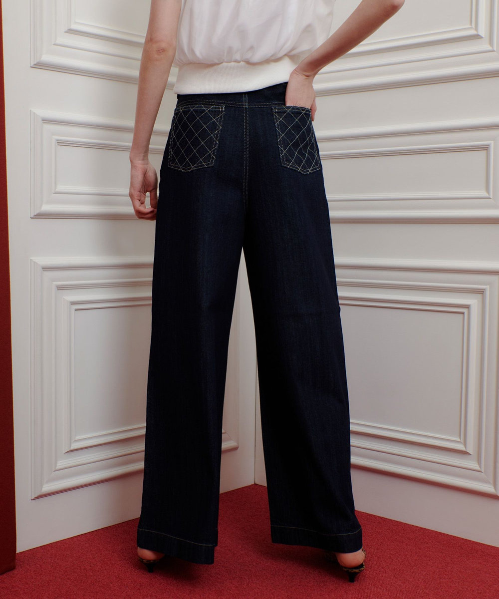 LOULOU WILLOUGHBY ◇【LOULOU WILLOUGHBY】デニムバギーパンツ インディゴ (66)