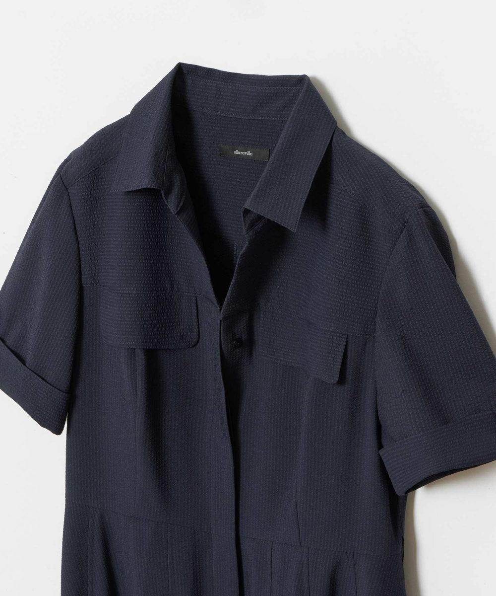 allureville サッカースキッパーターンバックワンピース ネイビー (65)