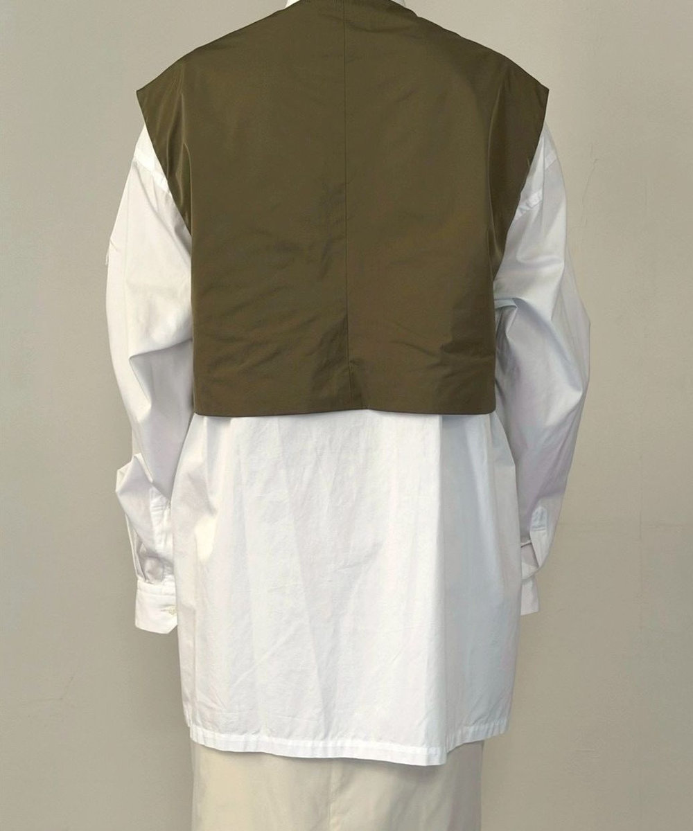buying 【MARGE(マージ)】 SHORT VEST オフホワイト (02)