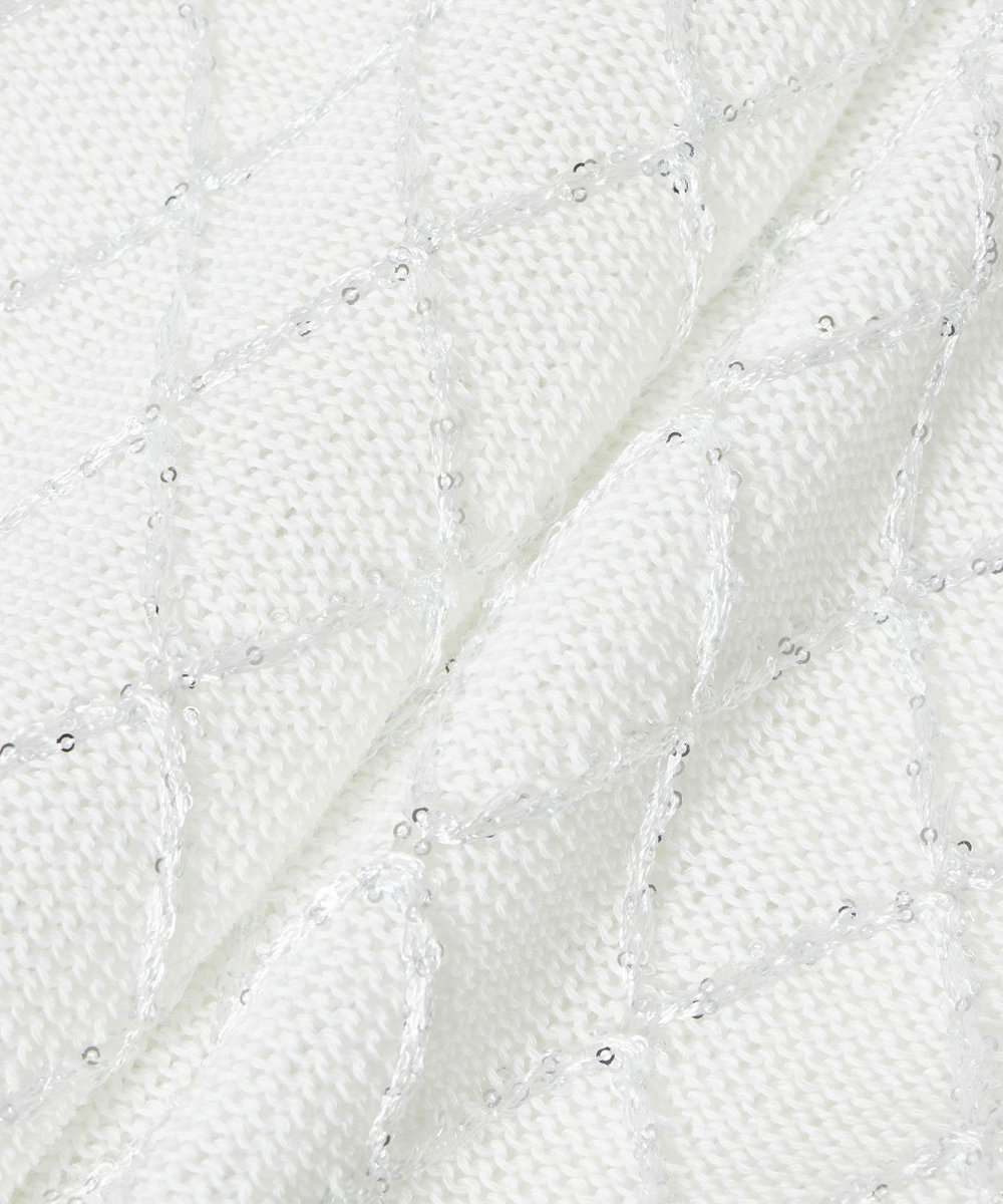 LOULOU WILLOUGHBY 【LOULOU WILLOUGHBY】シークインエンブロイダリープルオーバー オフホワイト (02)