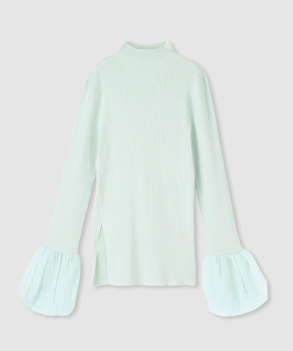 タフタバルーンスリーブコンビプルオーバー|allureville OFFICIAL SITE