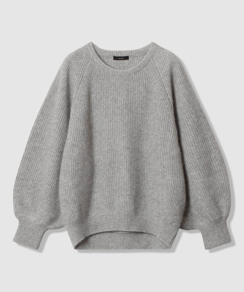 allureville 片畦プルオーバー グレー (92)