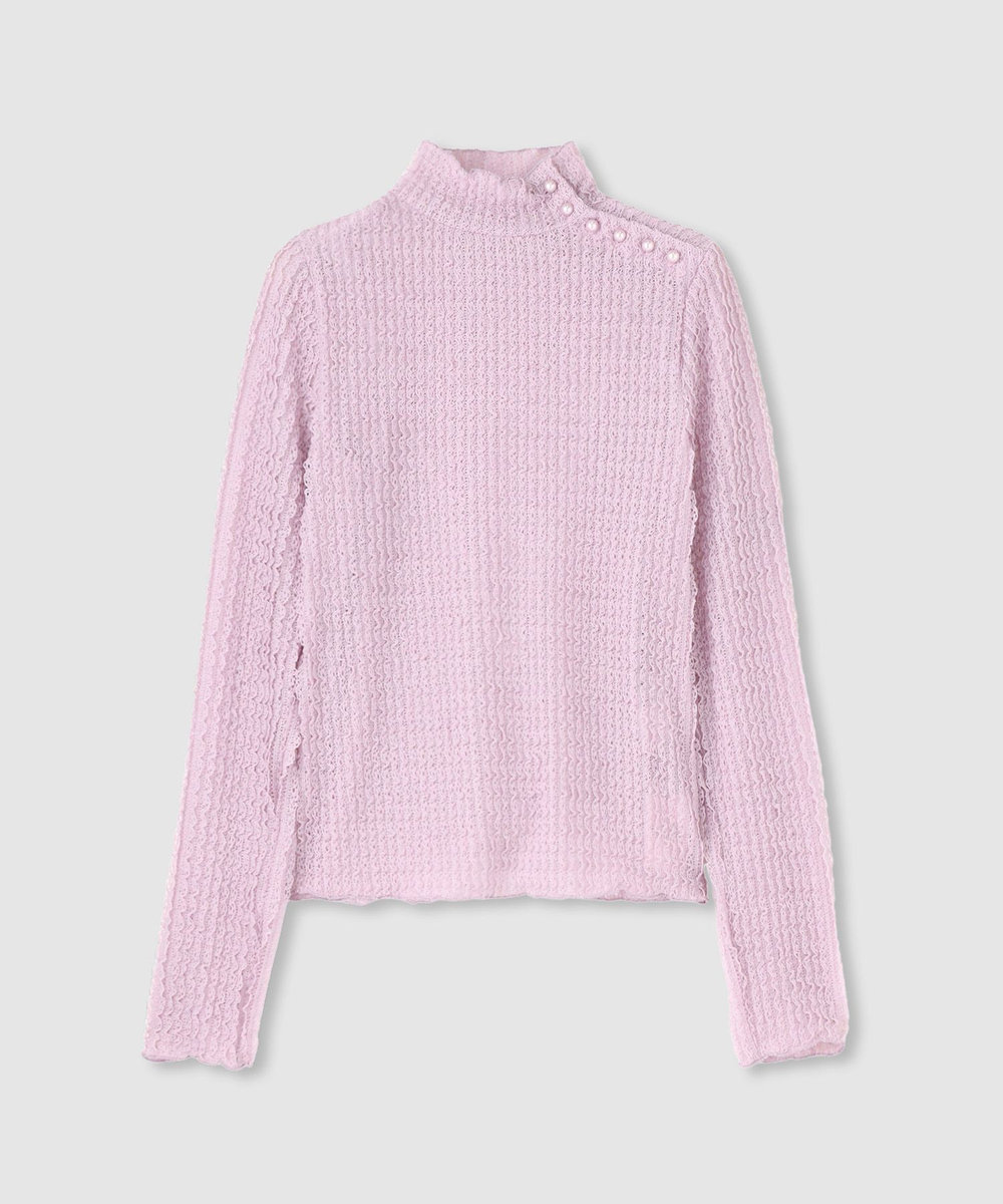 LOULOU WILLOUGHBY 【LOULOU WILLOUGHBY】ティアードラッセルプルオーバー ピンク (41)