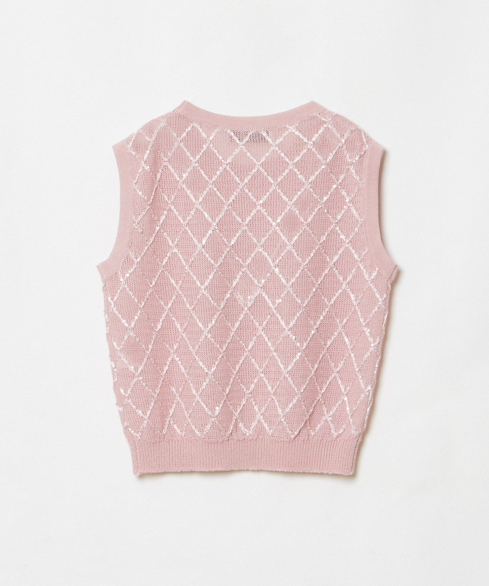 LOULOU WILLOUGHBY 【LOULOU WILLOUGHBY】シークインエンブロイダリープルオーバー ピンク (41)