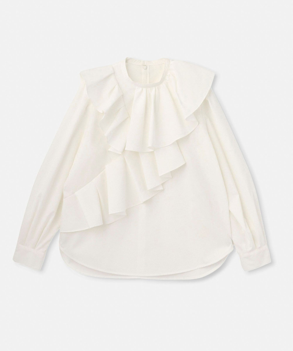 アシメラッフルブラウス|allureville OFFICIAL SITE / ONLINE SHOP