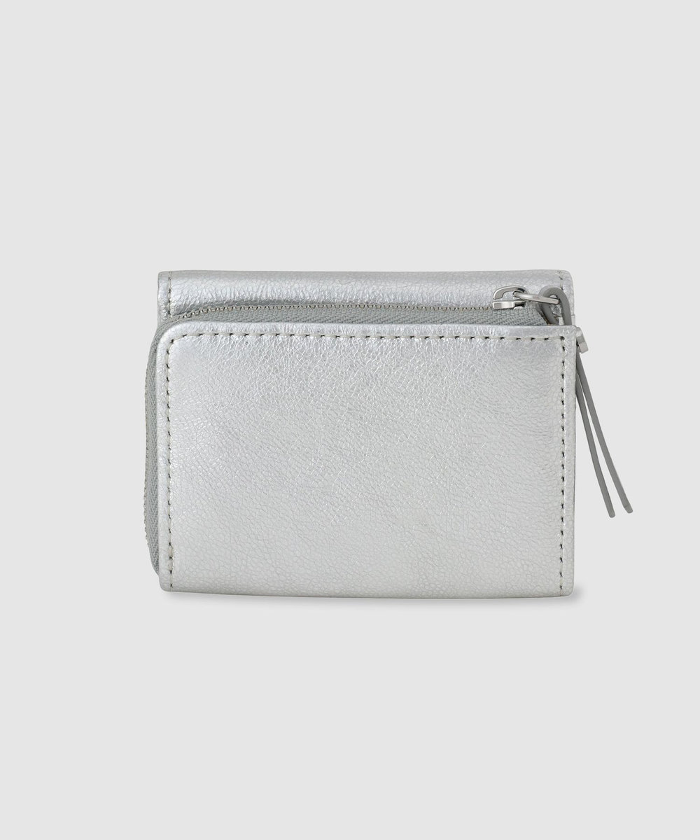 buying 【GIANNI CHIARINI(ジャンニ キアリーニ)】COMPACT WALLET シルバー (90)