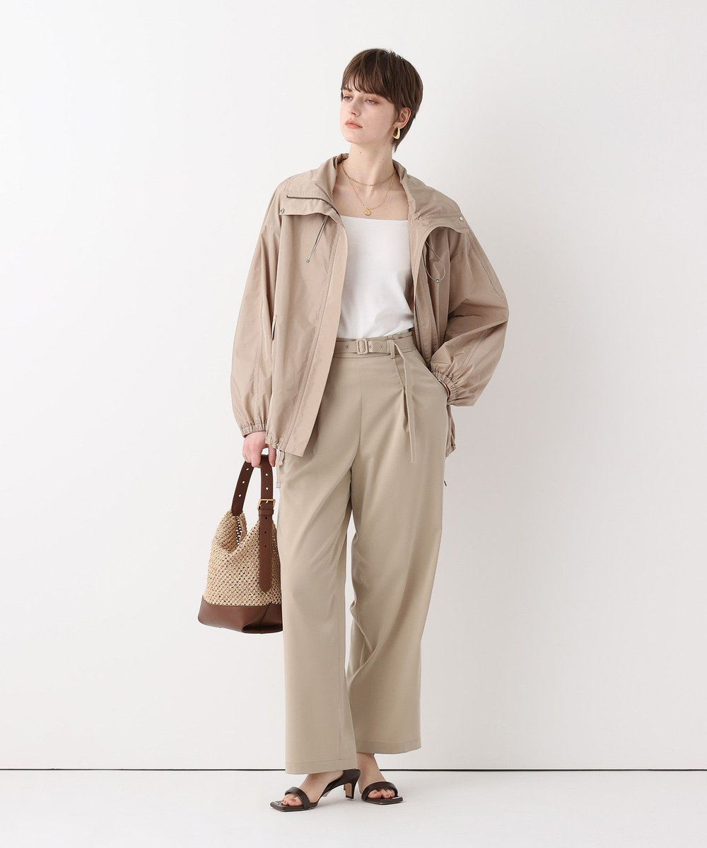 allureville フィブリルタックパンツ ベージュ (11)