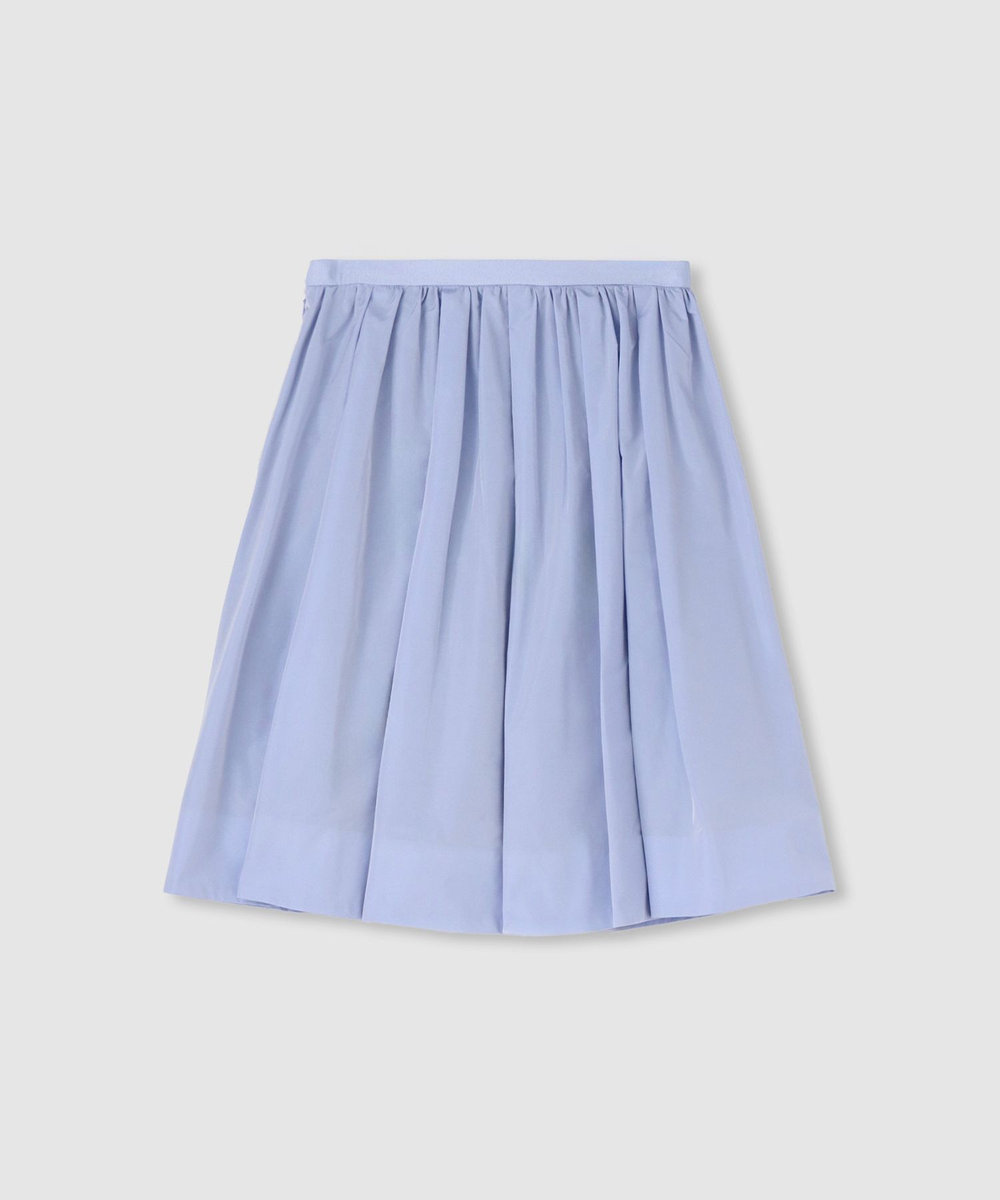 LOULOU WILLOUGHBY 【LOULOU WILLOUGHBY】タフタギャザースカート サックス (63)