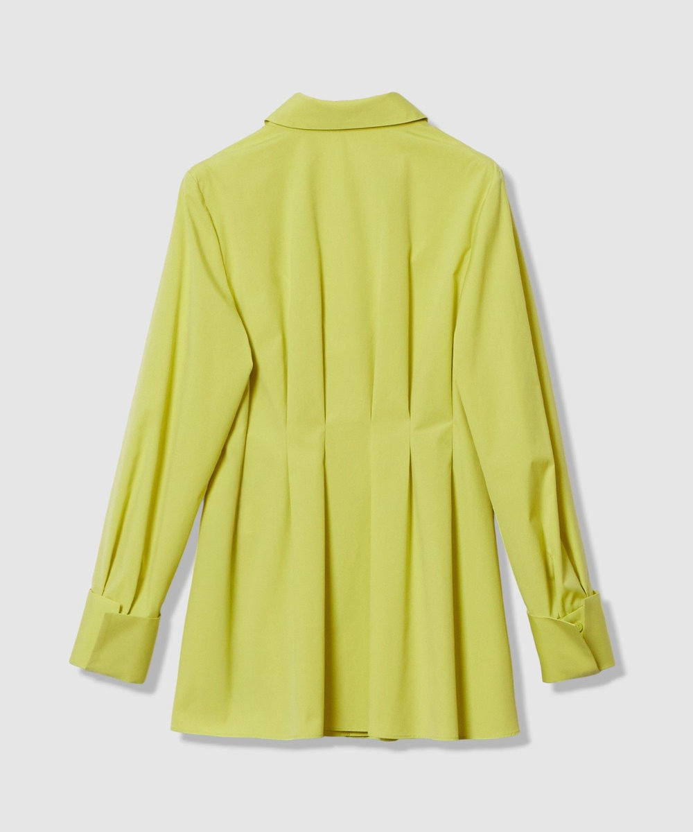 LOULOU WILLOUGHBY 【LOULOU WILLOUGHBY】タックシェイプシャツ グリーン (71)