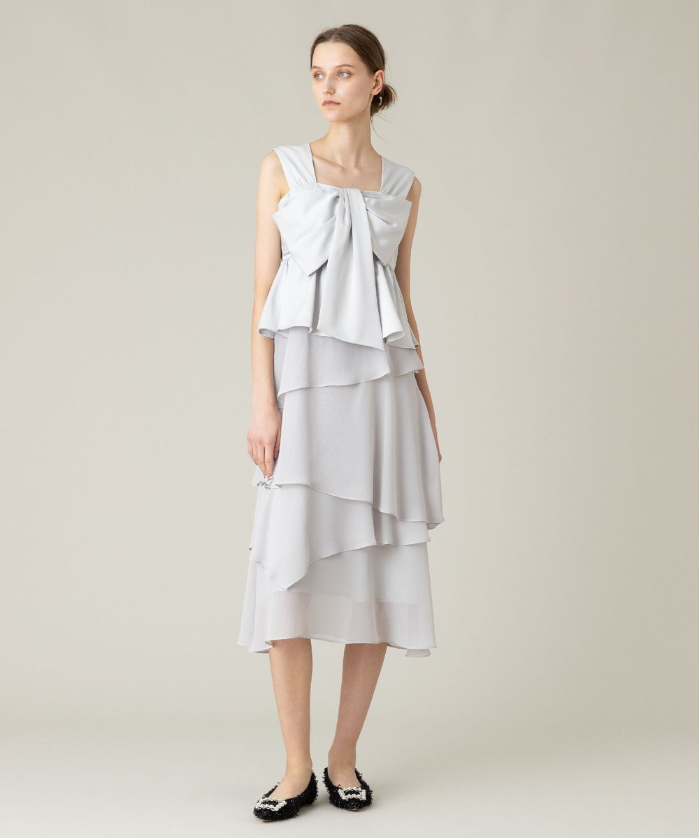 【LOULOU WILLOUGHBY】シフォンミーリアワンピース LOULOU WILLOUGHBY】シフォンミーリアワンピース|allureville OFFICIAL