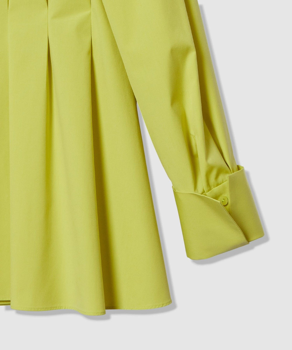 LOULOU WILLOUGHBY 【LOULOU WILLOUGHBY】タックシェイプシャツ グリーン (71)