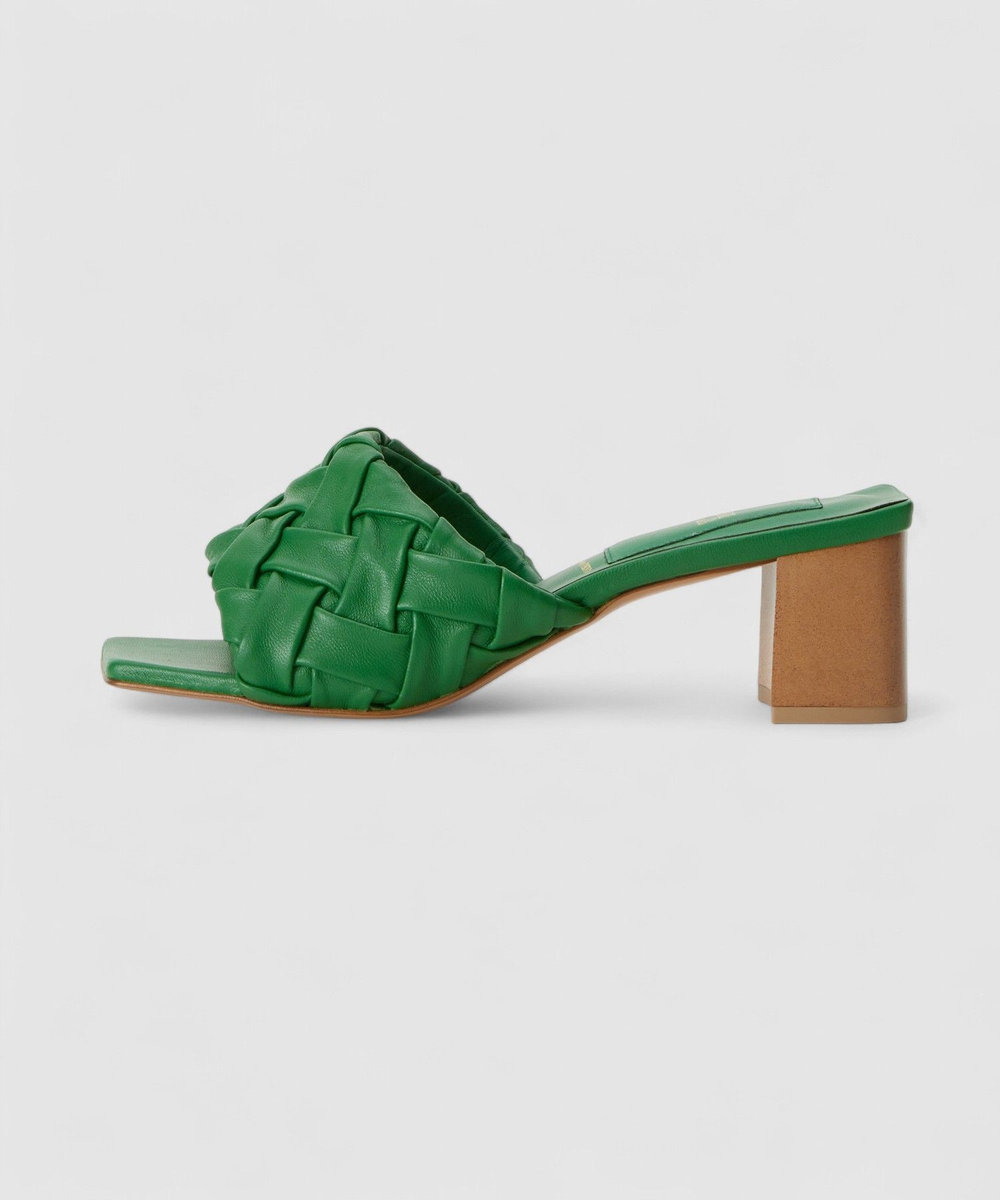 buying 【HENRI EN VARGO(ヘンリエンヴァーゴ)】GRACE SANDAL グリーン (71)