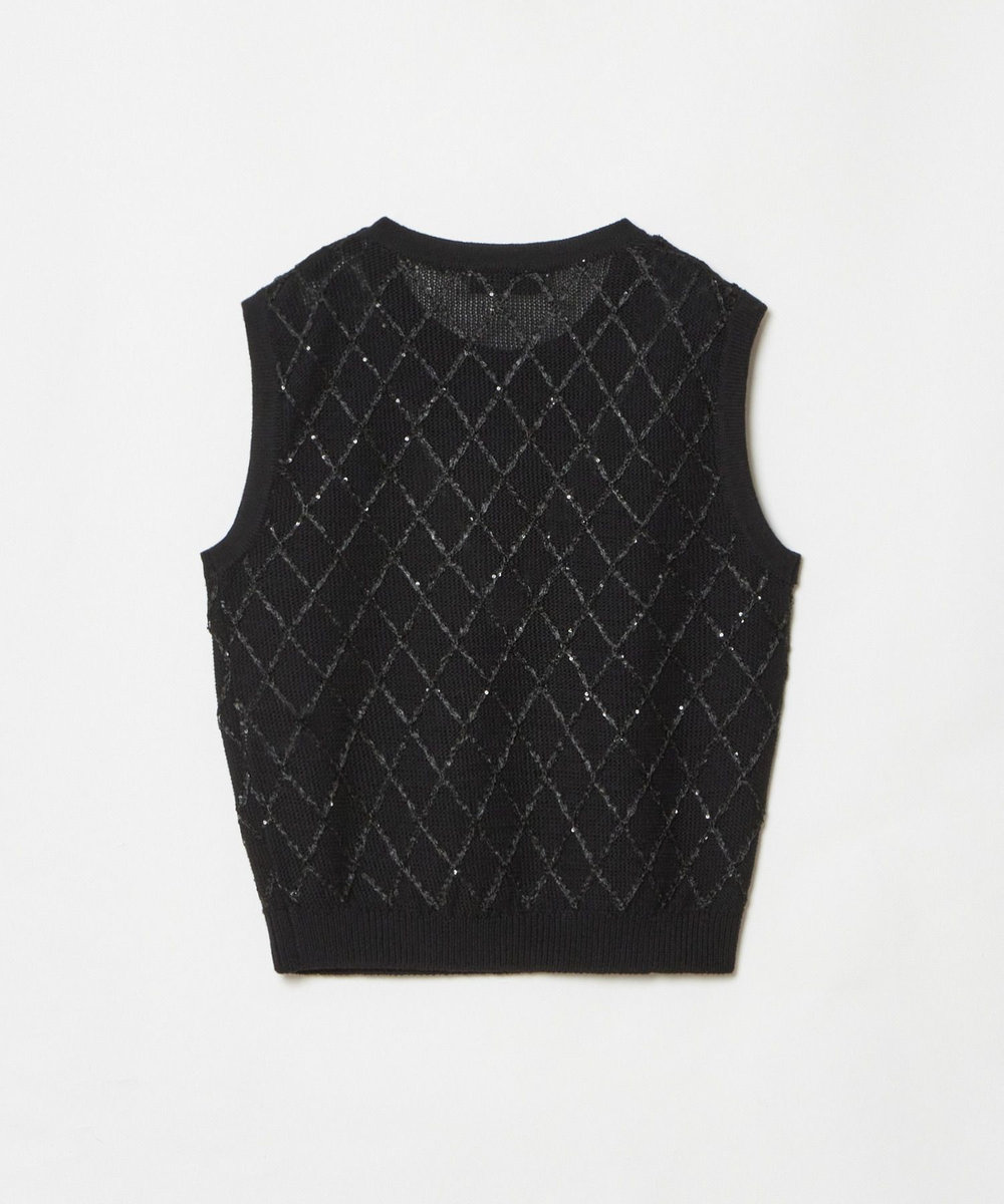 LOULOU WILLOUGHBY 【LOULOU WILLOUGHBY】シークインエンブロイダリープルオーバー ブラック (95)